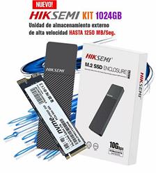 UNIDAD EXTERNA HIKSEMI KIT + 1TB KINGSTON NVME 600